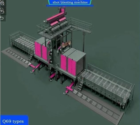 Máquina de arremesso de cartuchos para transporte de rolos de pré-aquecimento de alta convecção com um e produtos