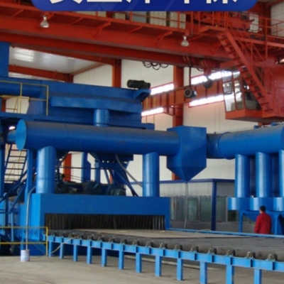 Máquina de blasting de tiro de grande porte personalizável com alta eficiência de processamento