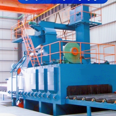 Alta eficiência de processamento rolante através de máquina de jato de jato com cor personalizável
