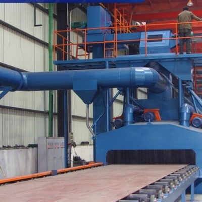 Alta eficiência de processamento rolante através de máquina de jato de jato com cor personalizável