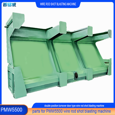 Personalização 30kw/Set Cabeça Impeller Potência Velocidade Limpeza bobinas de barras de arame Shot Blasting Machine
