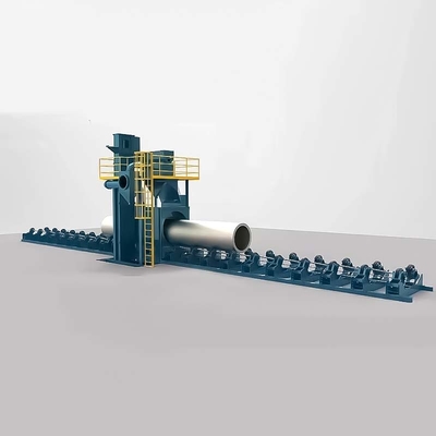 Máquina de blasting de rolamento de passagem por tiro para linha de pré-tratamento de superfície