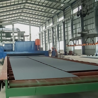 Máquina de blasting de rolamento de passagem por tiro para linha de pré-tratamento de superfície