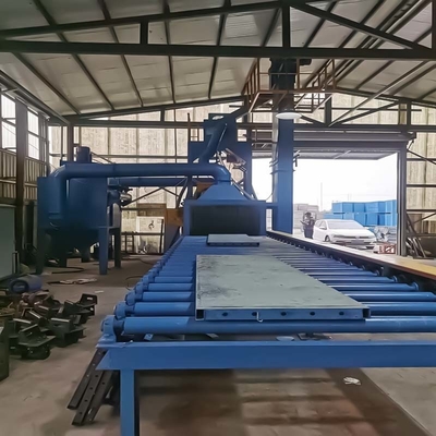 Máquina de blasting de rolamento de passagem por tiro para linha de pré-tratamento de superfície