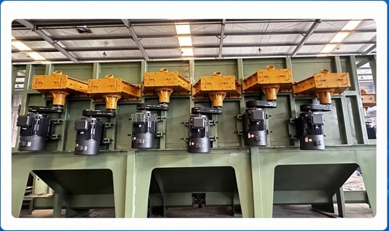 Pmw3850 Rod Shot Blasting Machine com resistência à ferrugem / corrosão e personalização