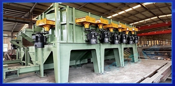 Pmw3850 Rod Shot Blasting Machine com resistência à ferrugem / corrosão e personalização