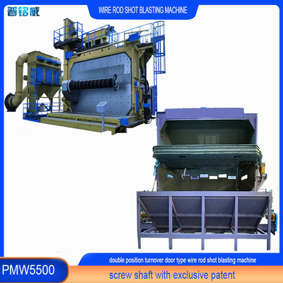Máquina PMW5500 de alta limpeza para revestimento de bobinas de barras de arame com capacidade de 3600 kg/min