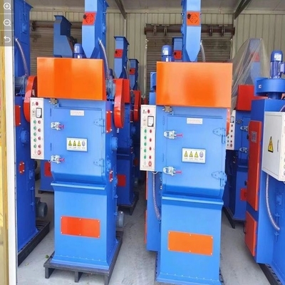 Alta limpeza limpador de ferrugem automático Crawler Tumble Rubble Cinturão Shot Blasting Machine Um
