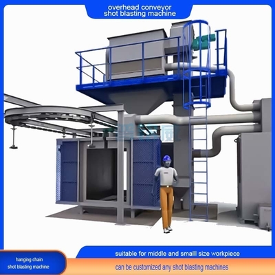 Máquina de jato de jato de limpeza crítica para produção de grandes volumes