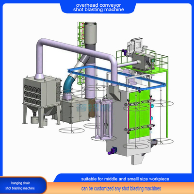 Máquina de jato de jato de limpeza crítica para produção de grandes volumes