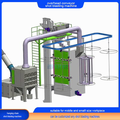 Máquina de jato de jato de limpeza crítica para produção de grandes volumes