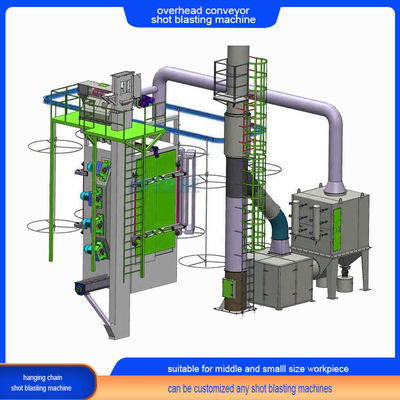 Máquina de jato de jato de limpeza crítica para produção de grandes volumes
