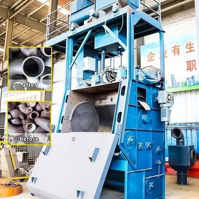 Máquina de exploração de borracha de rastreamento de tiro Abrador de rastreador para fundição de ferro de alta limpeza