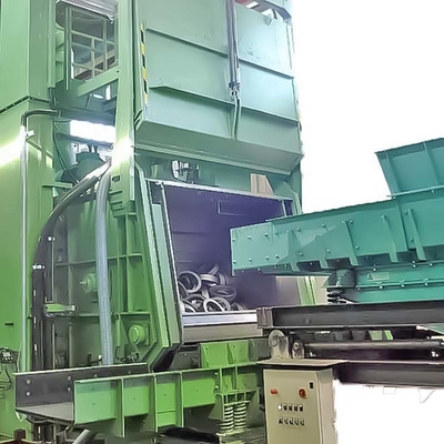 Máquina avançada de jato de borracha com carga e descarga automáticas