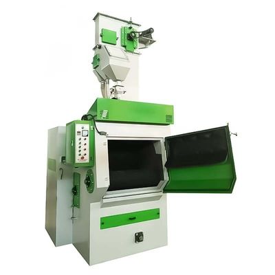 Máquina de blasting de borracha de alta limpeza com limpeza de porcas e parafusos