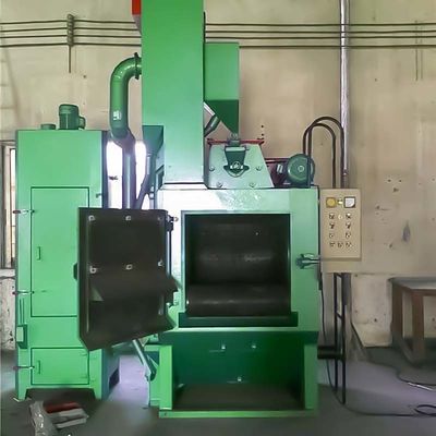 Máquina de blasting de borracha de alta limpeza com limpeza de porcas e parafusos