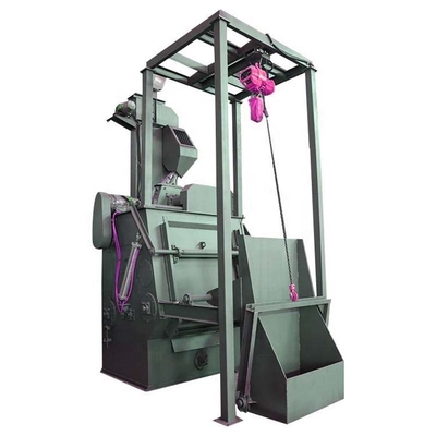 Máquina de blastar de tiro de tipo rastreado personalizada com dispositivo de carregamento automatizado de 2,0 a 2,8 t/h