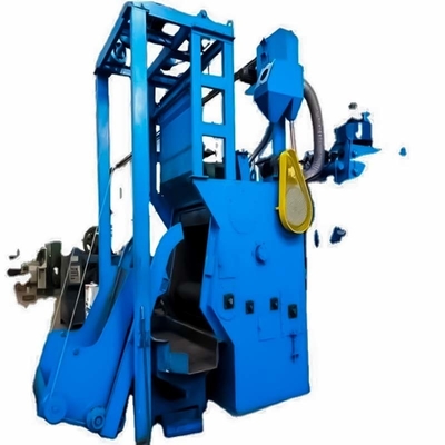Máquina de blasting de alta capacidade de 600 kg de transportador de borracha com opções personalizáveis