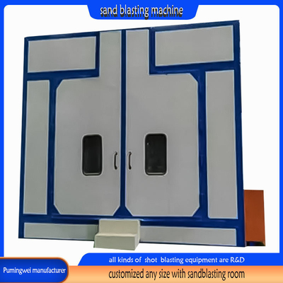 Sandblaster seco para produtos grandes Vários materiais de cores diferentes