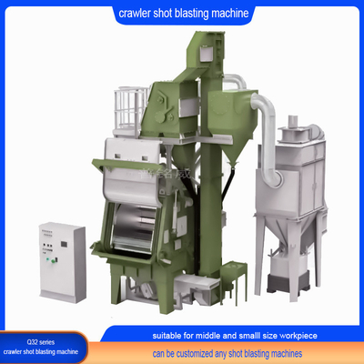 Máquina de blasting de tiros de cintura de borracha para eficiência da linha de produção