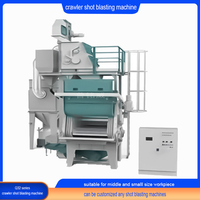 Máquina de blasting de tiros de cintura de borracha para eficiência da linha de produção