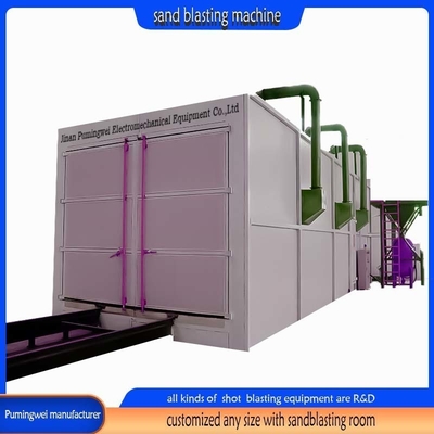Máquina de limpeza de cabine de arejamento de grande porte, série PMW, feita pela Pumingwei