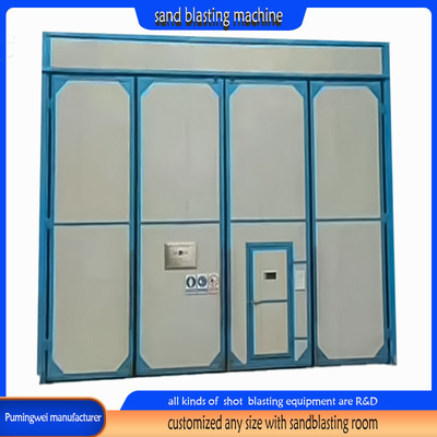 Derusting feito rápido e fácil com Sandblaster Seco Multicolor Sala de areia