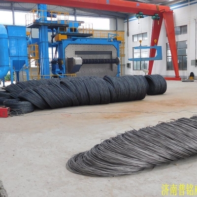 Fabricação de barras de arame SA2.0-SA3.0 Indicar a limpeza Máquina de jato de descarga
