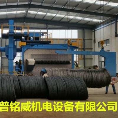 Fabricação de barras de arame SA2.0-SA3.0 Indicar a limpeza Máquina de jato de descarga
