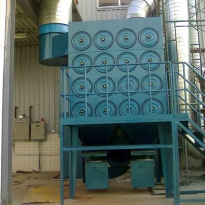 Coletor automático de pó de cartucho de filtro para a indústria siderúrgica e serviço pós-venda
