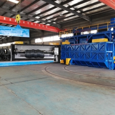 Máquina de sopro de fio redondo para remoção de ferrugem a 16,8*12,4*5,8 m de altura do solo