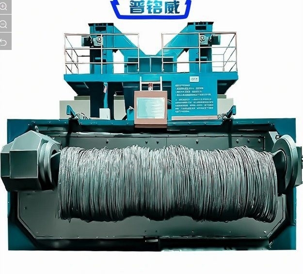 Máquina elétrica de revestimento de barras de arame elétrico para alta limpeza e descongelação de ferrugem