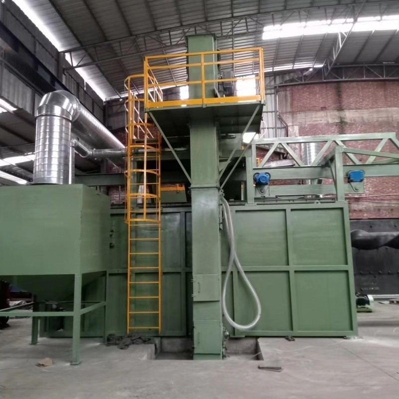 Máquina especial de jato de arame para limpeza da superfície da indústria de molas SA2.0-SA2.5