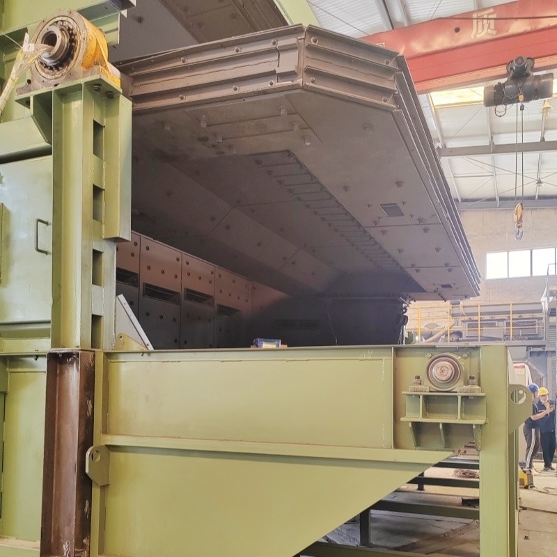 12.5*5.5*64m de altura sobre o solo Máquina de remoção de ferrugem não tóxica de fio de bobina