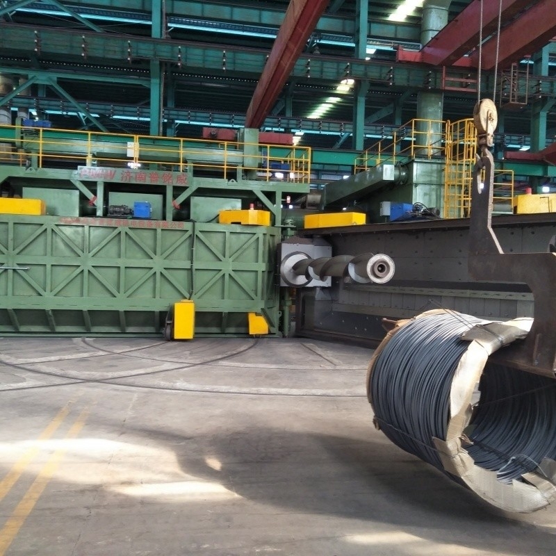 16.8 * 12.4 * 5.8meters Flat Door Disc Wire Blasting Machine Pmw5300 para personalização