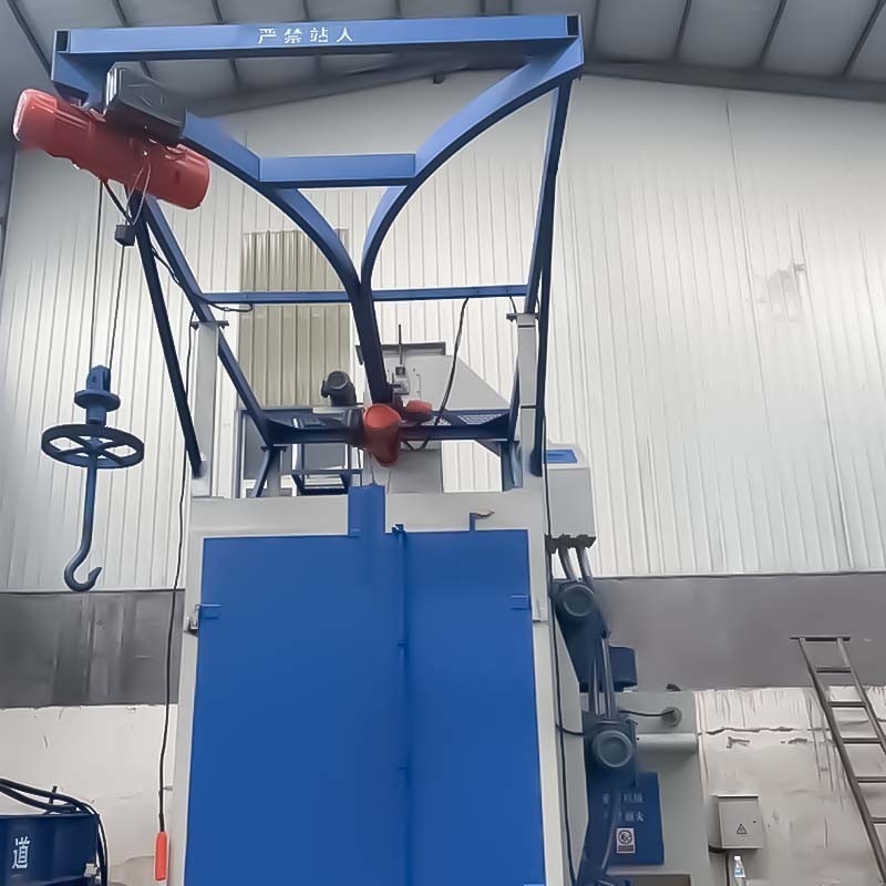 Máquina de exploração de tiro de pequeno gancho personalizada para limpeza precisa de peças irregulares
