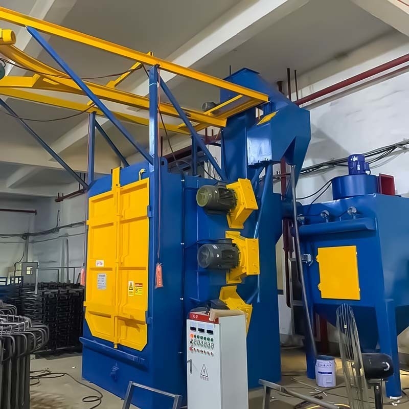 Q37 Série Derusting e Eficiência Hook Rail através do tipo Shot Blasting Machines