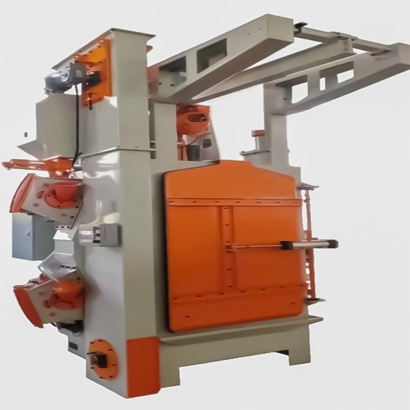 Personalização Straight Rail Type Hook Hanger Shot Blasting Machine para 2500kg Capacidade