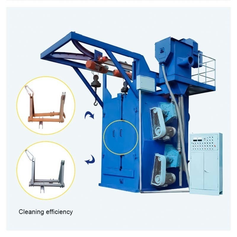 Forja de alta limpeza Partes de fundição Spinner Hanger Hook Tipo Shot Blasting Machine