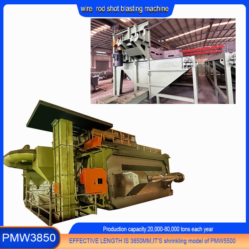 Alta limpeza Três cores Roda de explosão Rodas de fio bobina de tiro máquina de explosão para limpeza