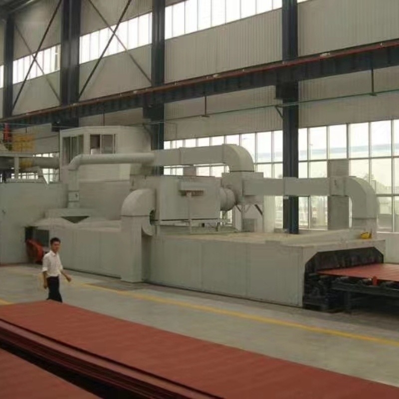 10m x 3m Máquina de jato de mesa rolante para estruturas de aço