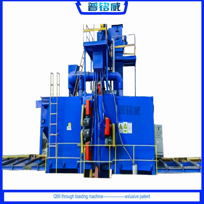 Catenária através de abrator para H Beam Shot Blasting Machine personalizado