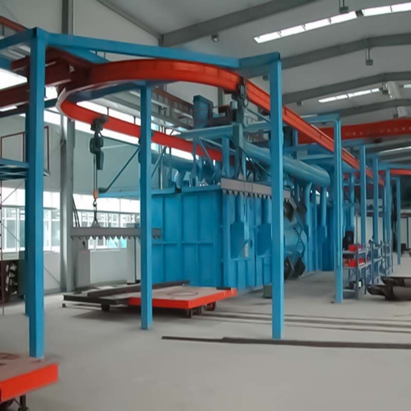Máquina de blasting de alta limpeza para transporte aéreo da série Q