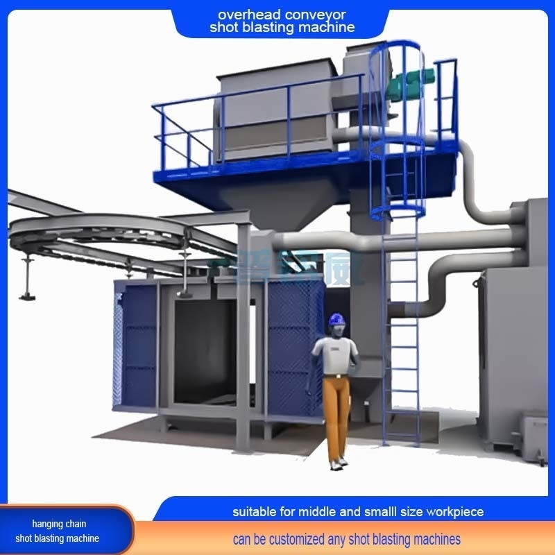 Máquina de jato de jato de limpeza crítica para produção de grandes volumes