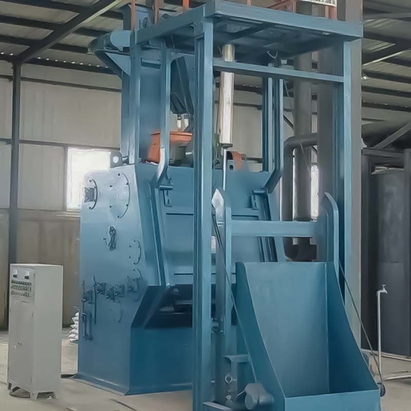 Personalização Q32 série de borracha Crawler Tipo Shot Blasting Machine para remoção de poeira
