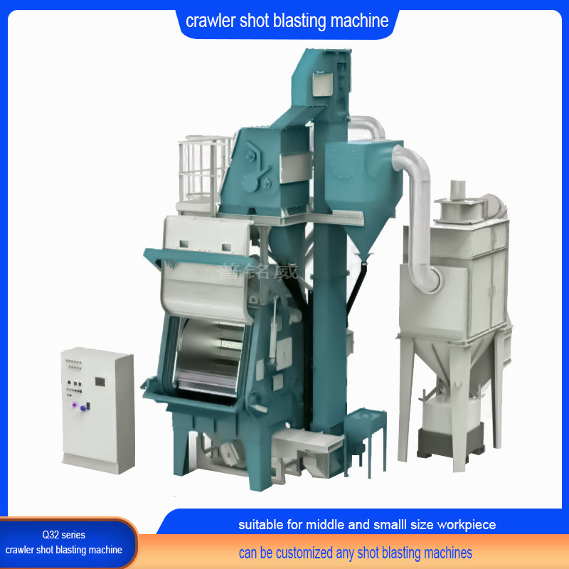 Máquina de blasting de tiros de cintura de borracha para eficiência da linha de produção