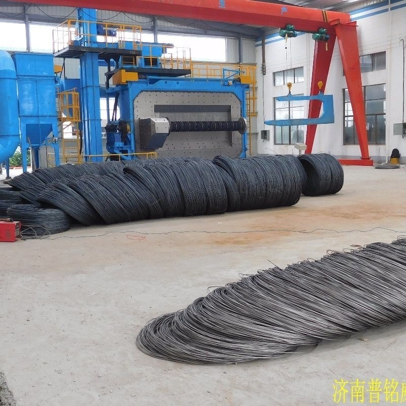 Fabricação de barras de arame SA2.0-SA3.0 Indicar a limpeza Máquina de jato de descarga